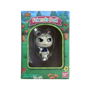 Bandai Animal Crossing Flocked Friends Doll- Marshal (2021)